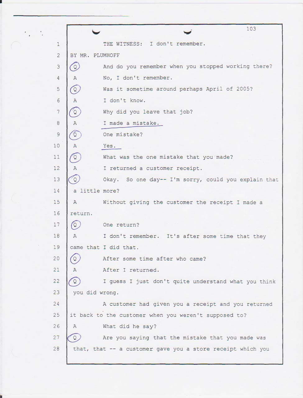 Angesom's court testimony Jan. 23, 2008 