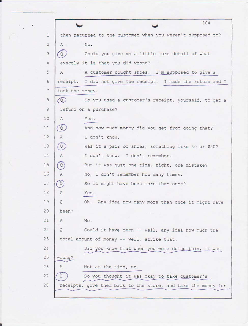 Angesom's court testimony Jan. 23, 2008 