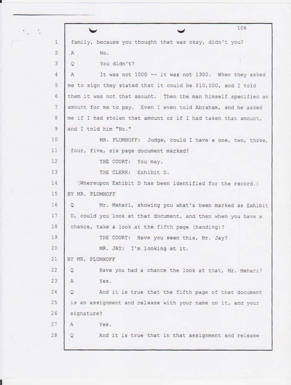 Angesom's court testimony Jan. 23, 2008 