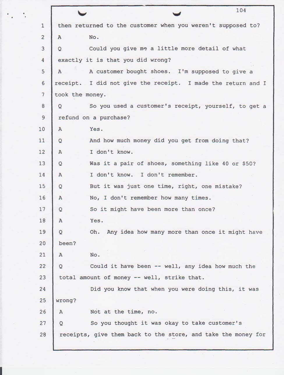 Angesom's testimony Jan. 23, 2008 