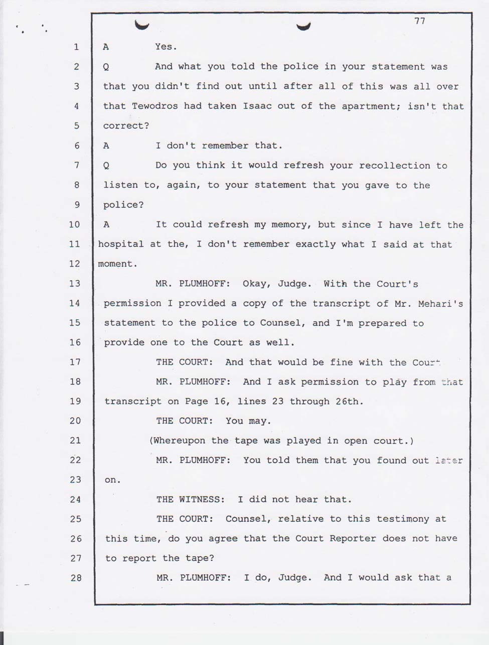 Angesom's testimony Jan. 23, 2008.