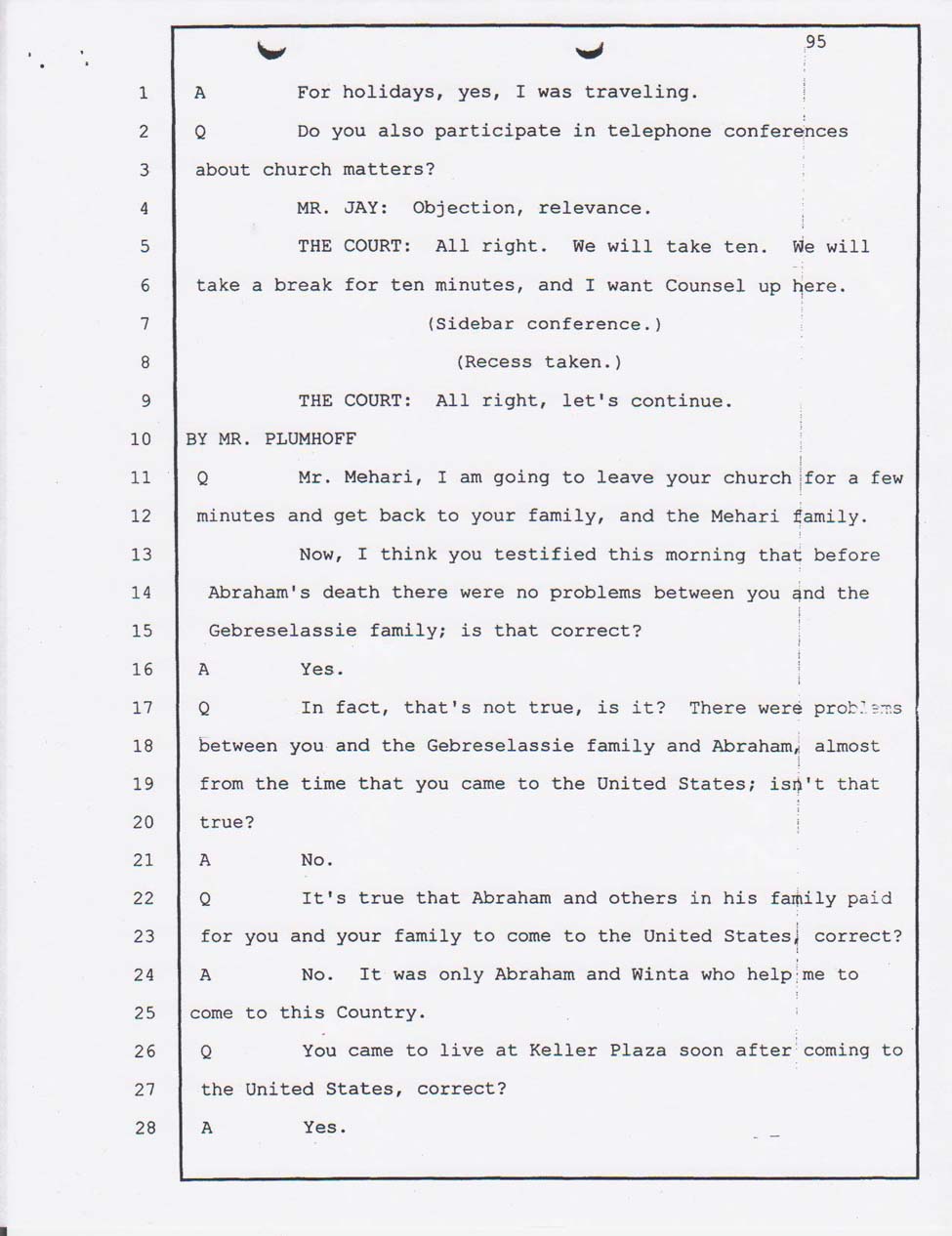 Angesom's testimony Jan. 23, 2008.