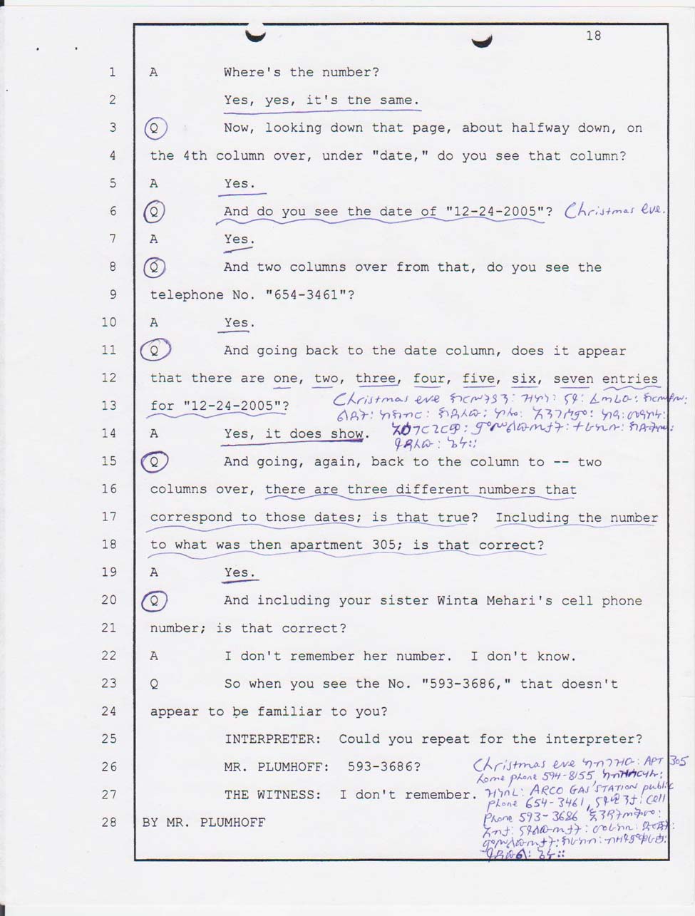 Angesom's court testimony Jan. 24, 2008 morning session