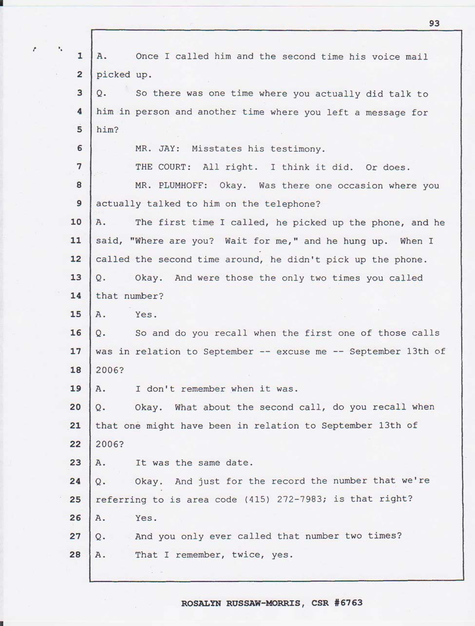 Merhawi's testimony Feb. 27, 2008